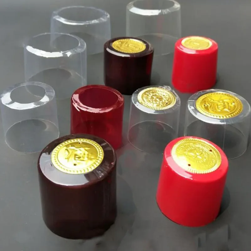 Wine To Beer To Liquor - 100X PVC şarap şişesi Shrink Film