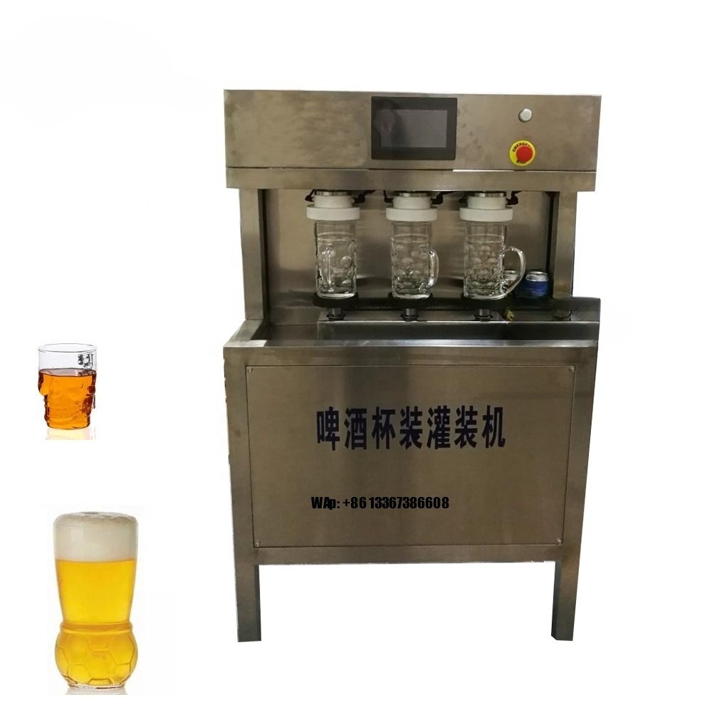 Wine To Beer To Liquor - Bardak İçin Manuel Bira Dolum Makinesi,