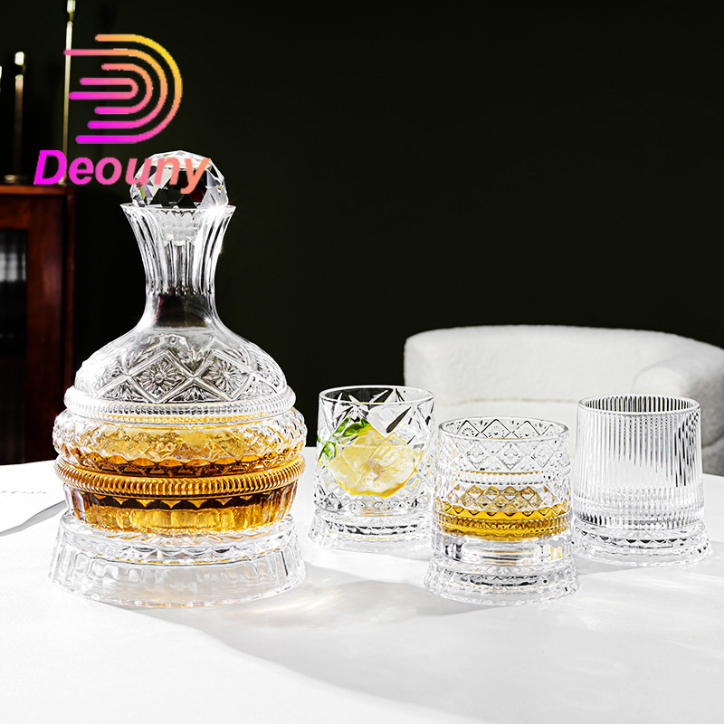 Wine Whiskey Beer - DEOUNY Avrupa Yıldız Elmas Dönen şarap