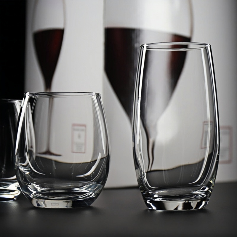 Wine To Beer To Liquor - 2 adet viski bardağı şeffaf viski