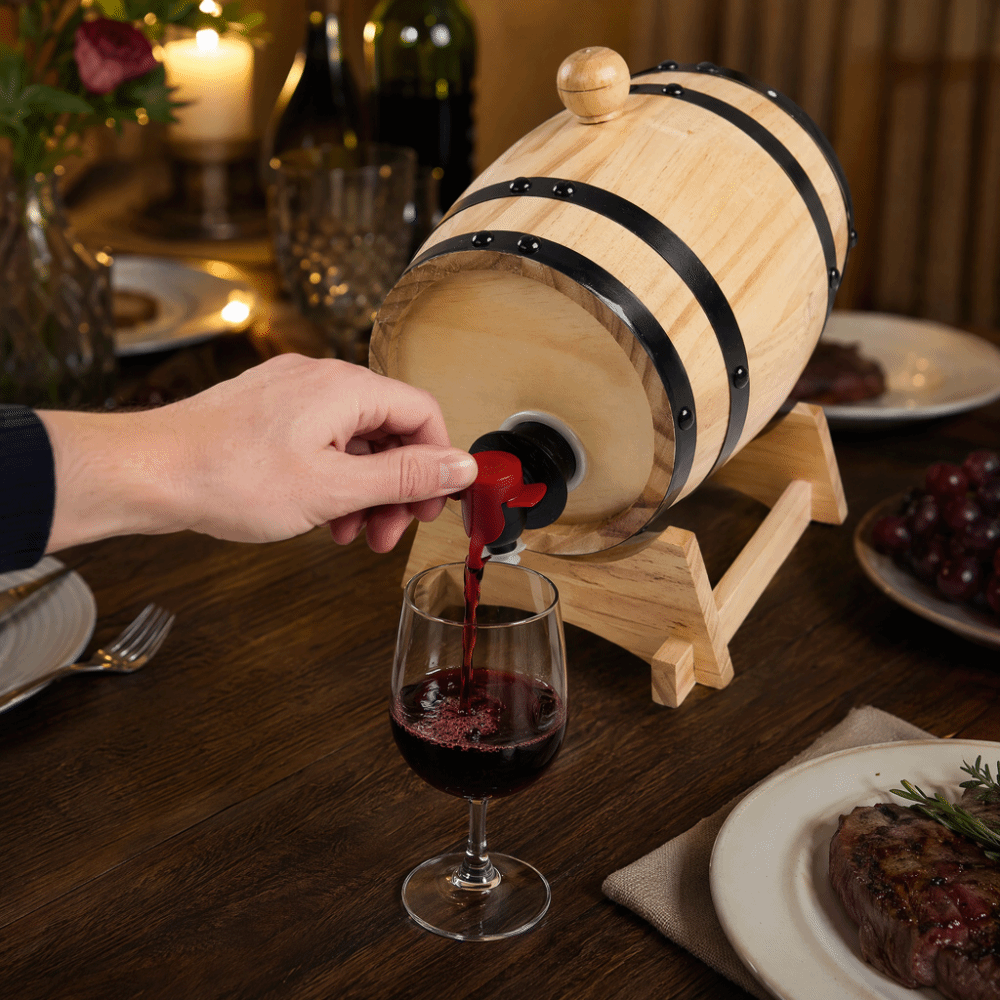 7 Parça Vintage Çam Ahşap Şara - Wine Whiskey Beer incelemesi ve fiyatı
