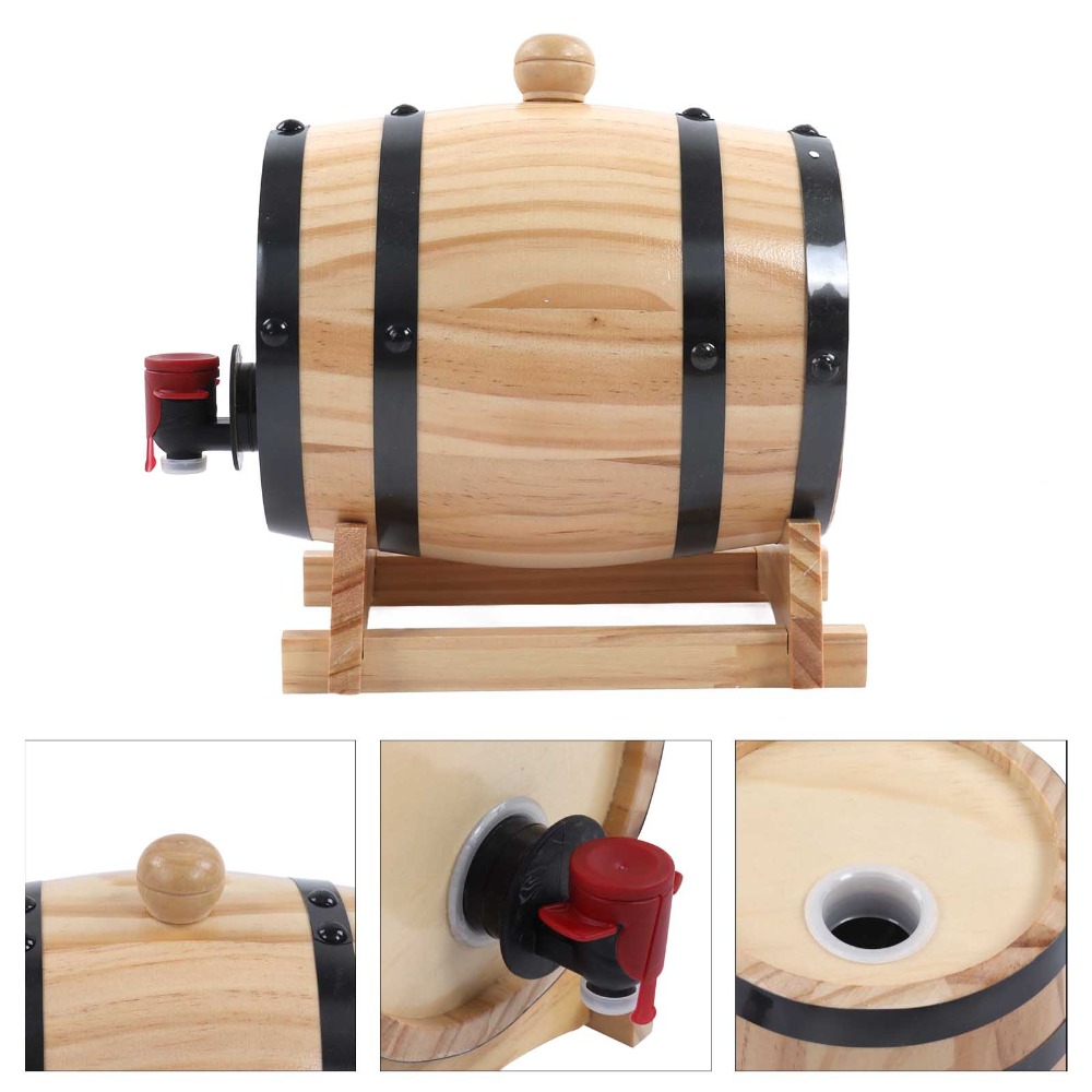 7 Parça Vintage Çam Ahşap Şara - Wine Whiskey Beer incelemesi ve fiyatı