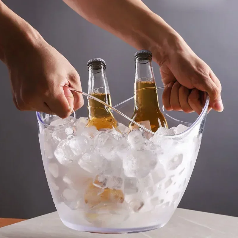 4/8L Şeffaf Buz Kovası Buz Küp - Wine Beer Champagne incelemesi ve fiyatı