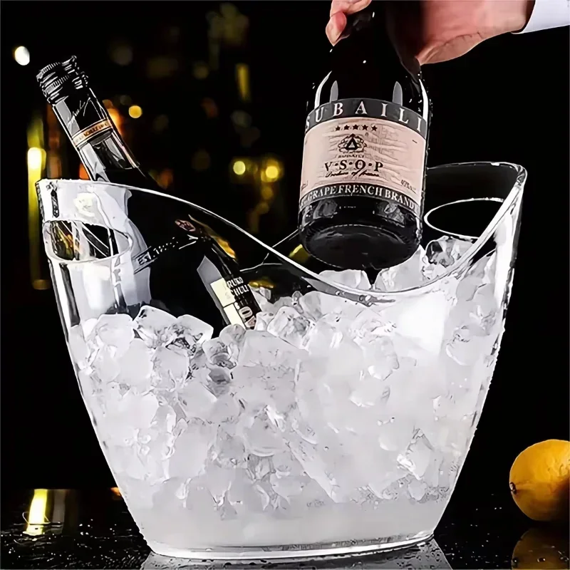 4/8L Şeffaf Buz Kovası Buz Küp - Wine Beer Champagne incelemesi ve fiyatı