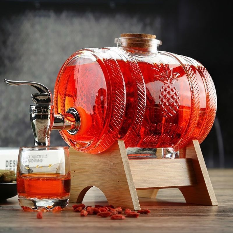 1L Cam Viski Fıçısı Şarap Fıçı - Wine Whiskey Beer incelemesi ve fiyatı